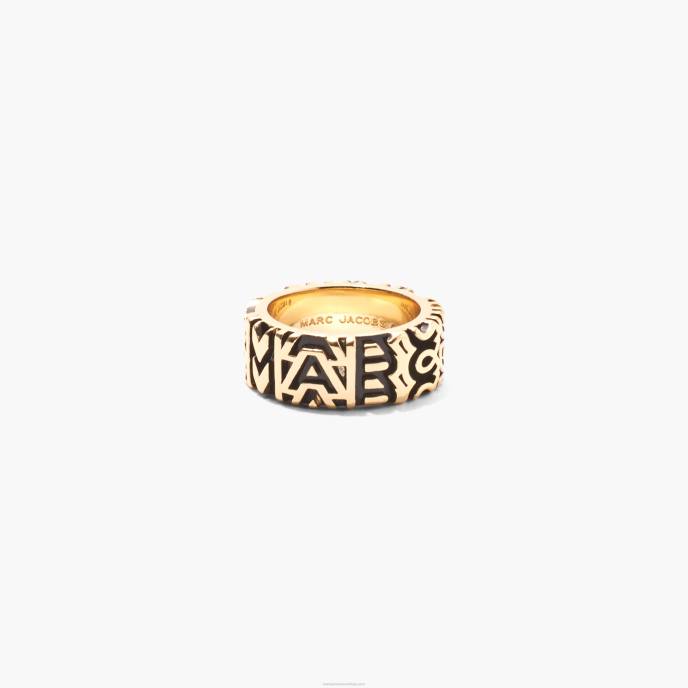 Marc Jacobs o anel gravado com monograma 8RF6458