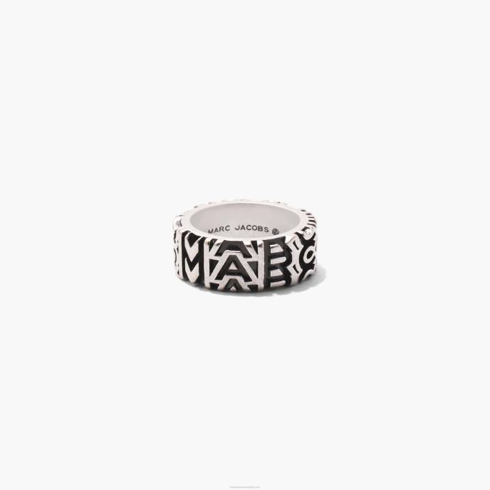 Marc Jacobs o anel gravado com monograma 8RF6459