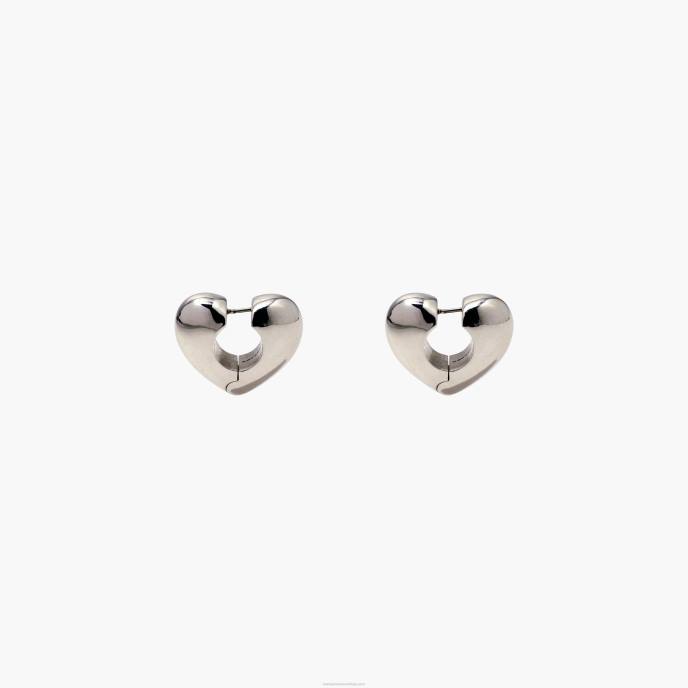 Marc Jacobs as argolas de coração de bolha encantadas 8RF6441