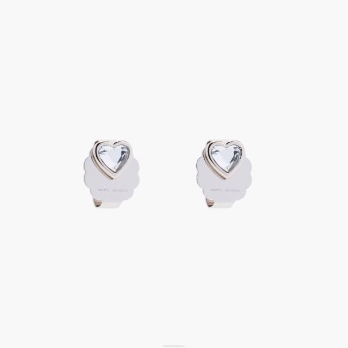 Marc Jacobs os brincos de coração encantados 8RF6442