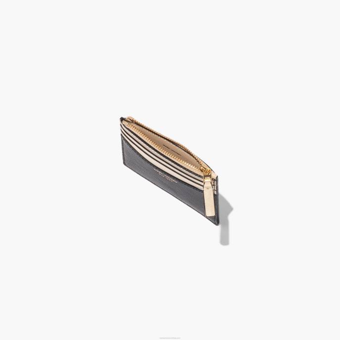 Marc Jacobs o estojo de cartão zip slim de 84 cores 8RF6328