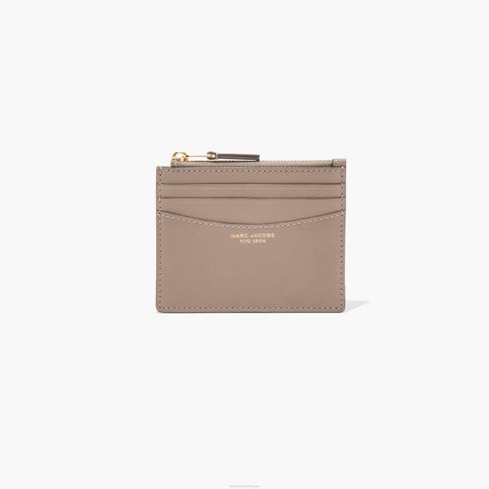 Marc Jacobs o estojo fino para cartões com zíper 84 8RF6330