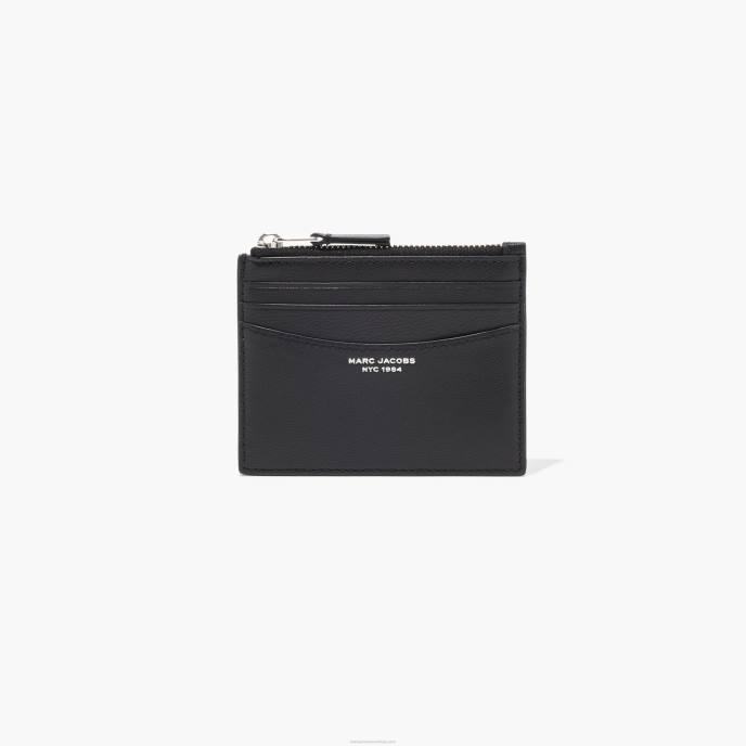 Marc Jacobs o estojo fino para cartões com zíper 84 8RF6331