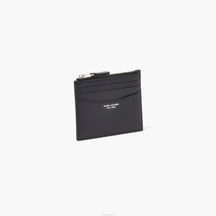 Marc Jacobs o estojo fino para cartões com zíper 84 8RF6331