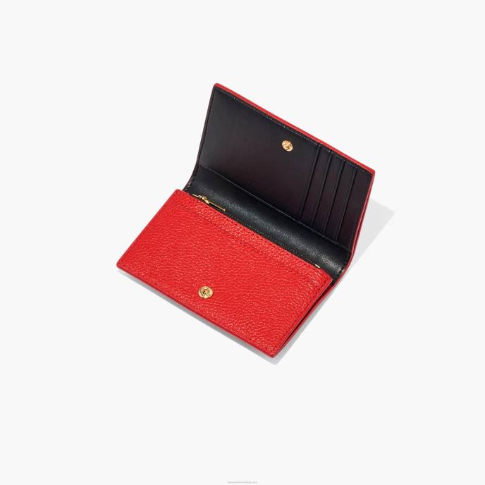 Marc Jacobs a carteira pequena de couro dobrável 8RF6288