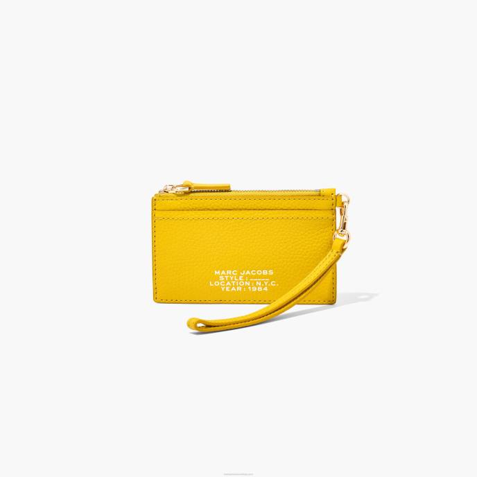 Marc Jacobs a pulseira de zíper superior de couro 8RF6271