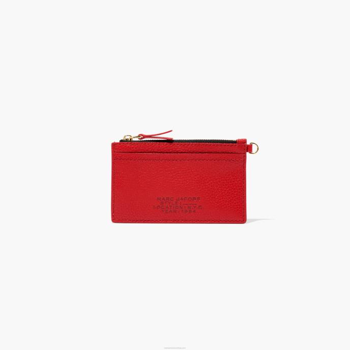 Marc Jacobs a pulseira de zíper superior de couro 8RF6290