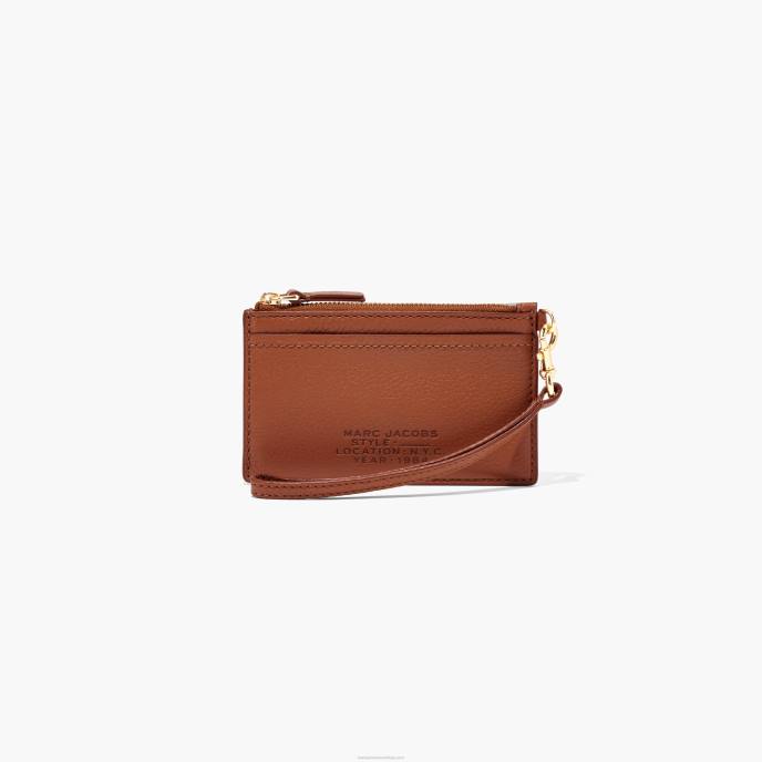 Marc Jacobs a pulseira de zíper superior de couro 8RF6294