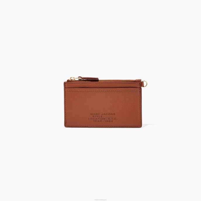 Marc Jacobs a pulseira de zíper superior de couro 8RF6294