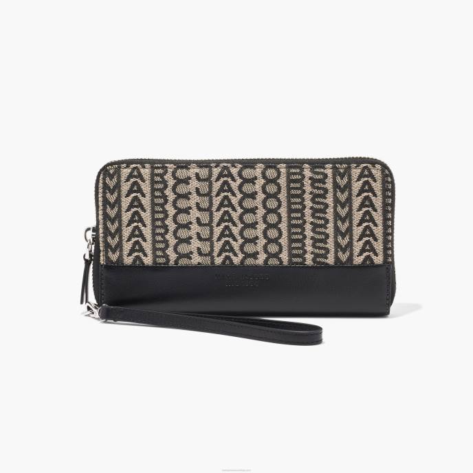 Marc Jacobs carteira de pulso monograma jacquard continental 8RF6256
