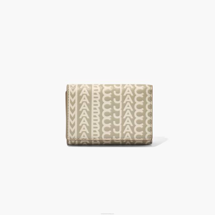 Marc Jacobs carteira média com três dobras monograma 8RF6246