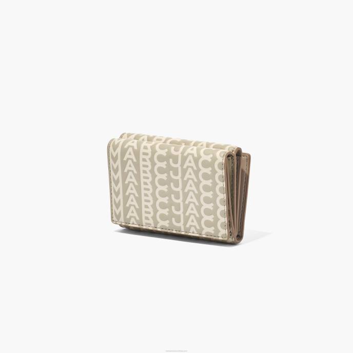 Marc Jacobs carteira média com três dobras monograma 8RF6246