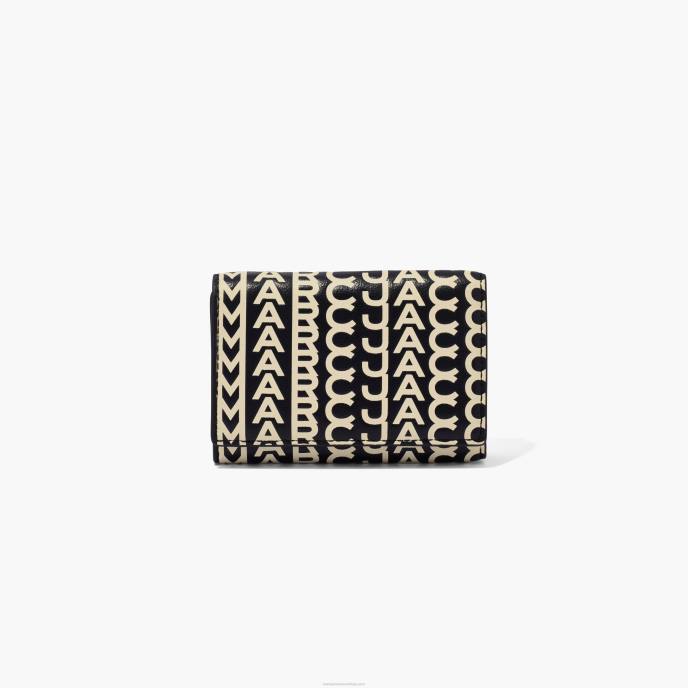 Marc Jacobs carteira média com três dobras monograma 8RF6248
