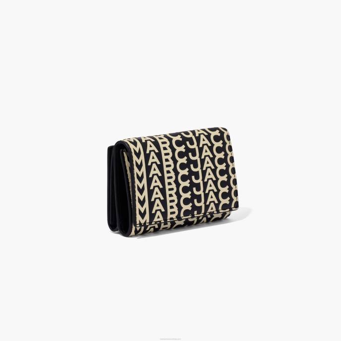 Marc Jacobs carteira média com três dobras monograma 8RF6248