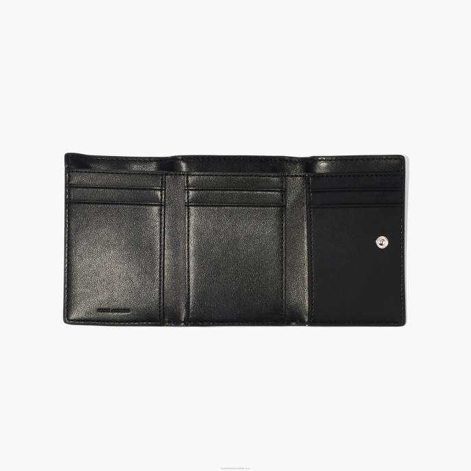 Marc Jacobs carteira média com três dobras monograma 8RF6248