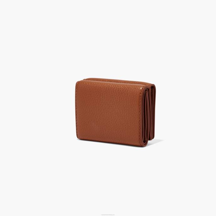 Marc Jacobs carteira média de couro com três dobras 8RF6233