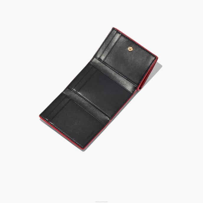 Marc Jacobs carteira média de couro com três dobras 8RF6243