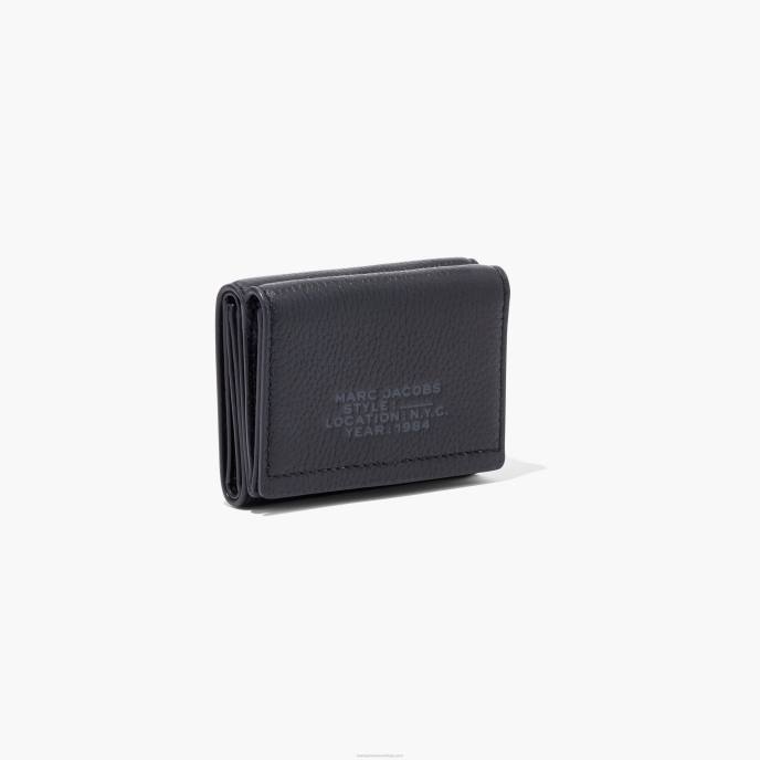 Marc Jacobs carteira média de couro com três dobras 8RF6244