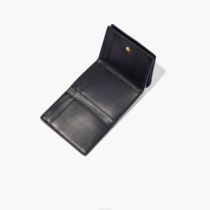 Marc Jacobs carteira média de couro com três dobras 8RF6244