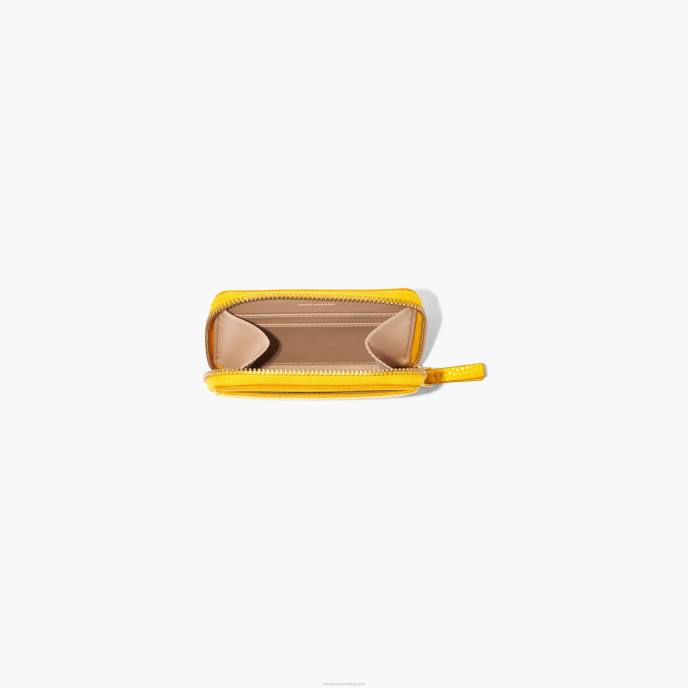 Marc Jacobs o zíper de couro ao redor da carteira 8RF6270