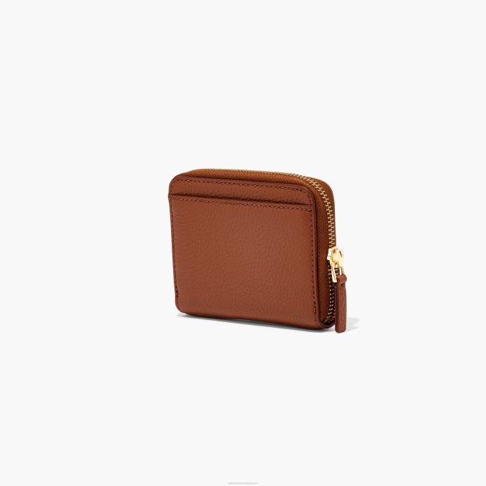 Marc Jacobs o zíper de couro ao redor da carteira 8RF6293