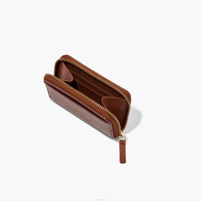 Marc Jacobs o zíper de couro ao redor da carteira 8RF6293