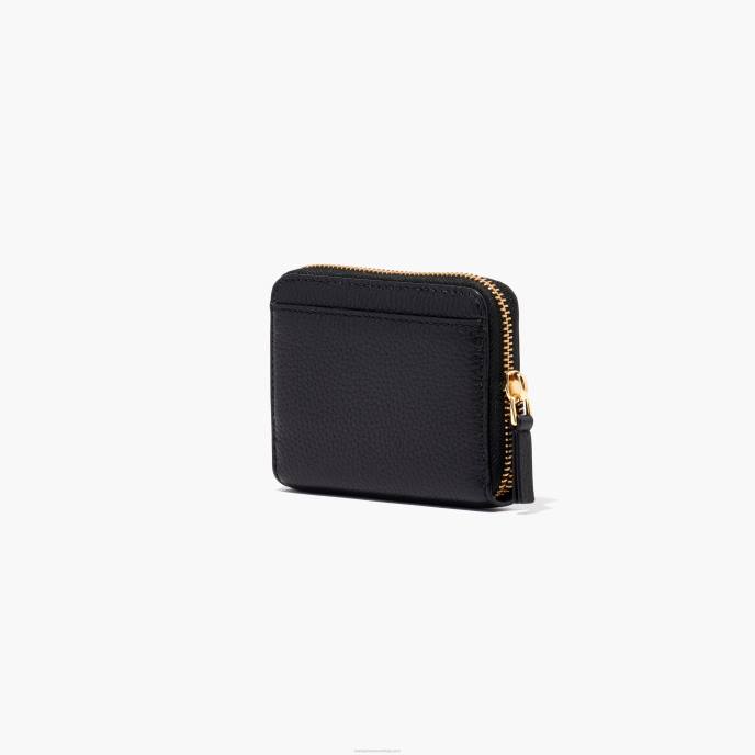 Marc Jacobs o zíper de couro ao redor da carteira 8RF6296
