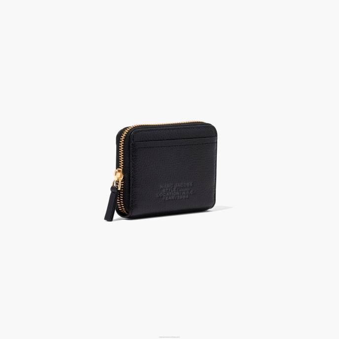 Marc Jacobs o zíper de couro ao redor da carteira 8RF6296