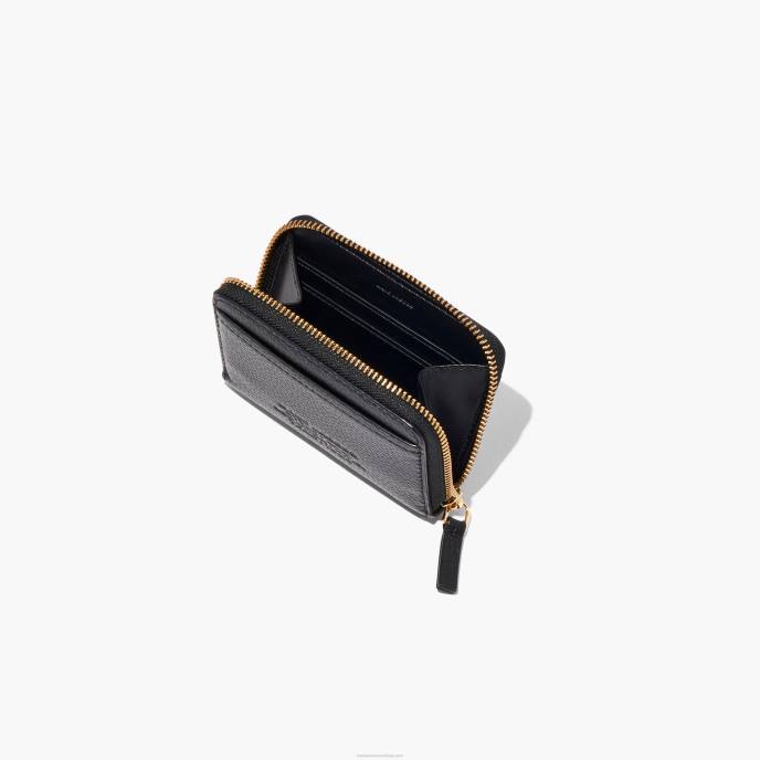 Marc Jacobs o zíper de couro ao redor da carteira 8RF6296