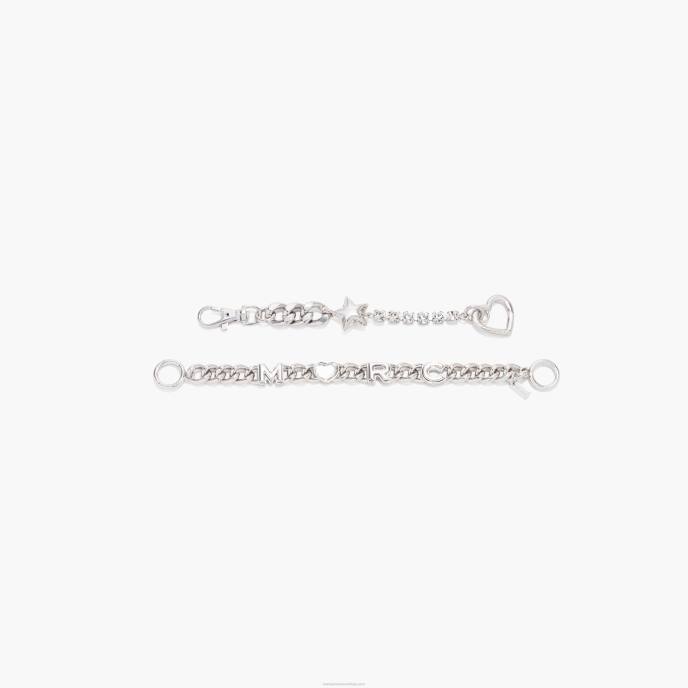 Marc Jacobs o colar de corrente de coração encantado 8RF6417