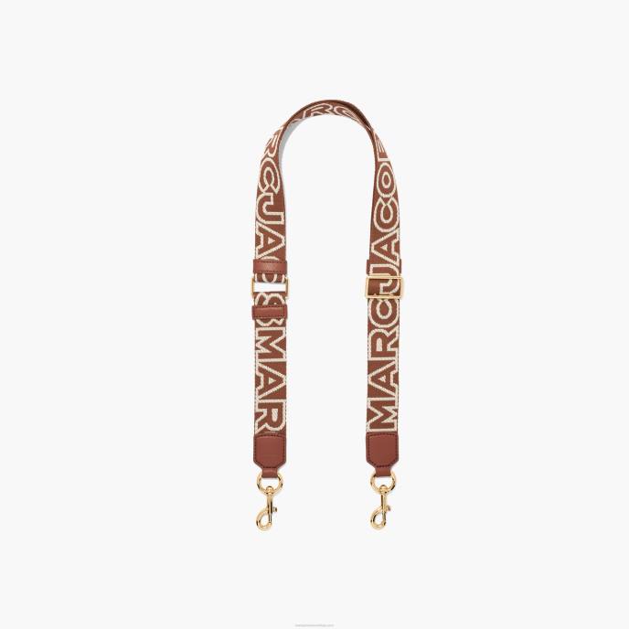 Marc Jacobs a alça de tecido com logotipo de contorno fino 8RF6351