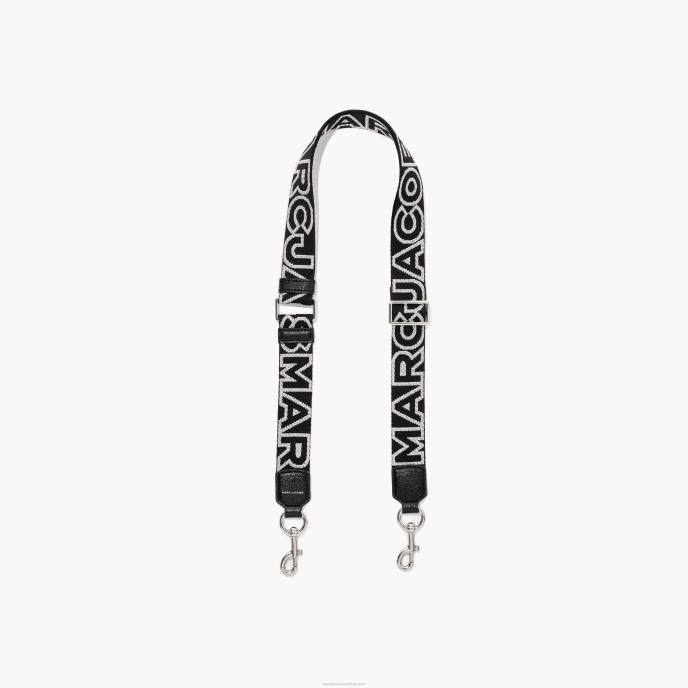Marc Jacobs a alça de tecido com logotipo de contorno fino 8RF6353