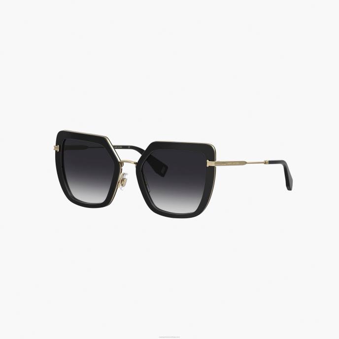 Marc Jacobs ícone de óculos de sol de borboleta grandes 8RF6379