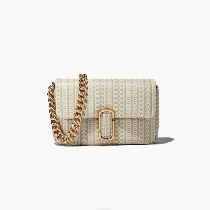 Marc Jacobs a bolsa de ombro de couro monograma 8RF6196