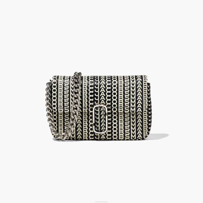 Marc Jacobs a bolsa de ombro de couro monograma 8RF6217