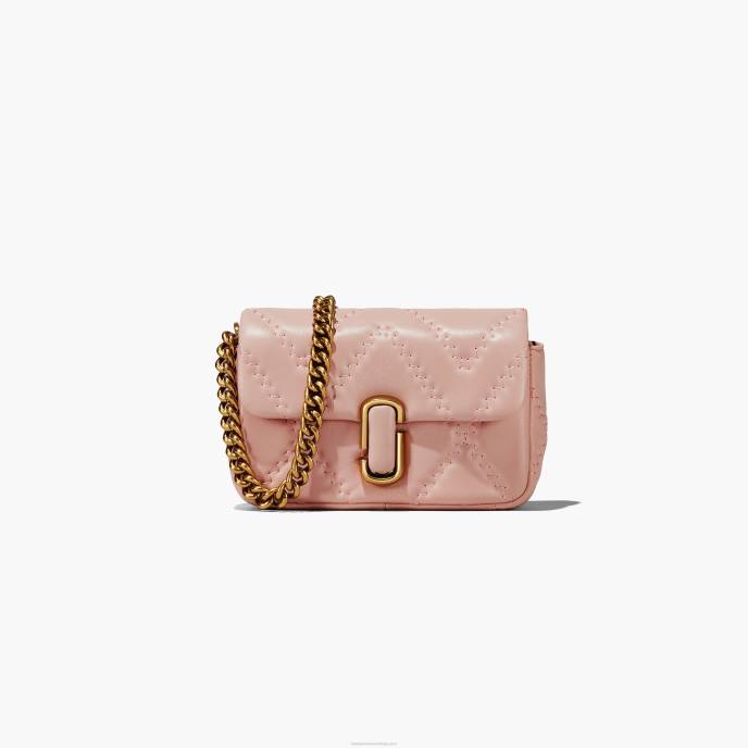 Marc Jacobs a mini bolsa de couro acolchoado 8RF6206