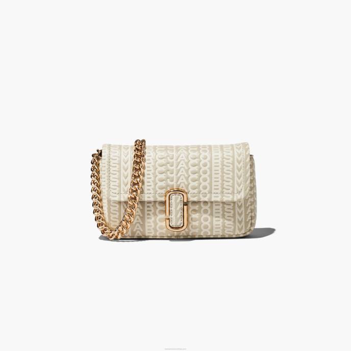 Marc Jacobs a mini bolsa de couro monograma 8RF6180