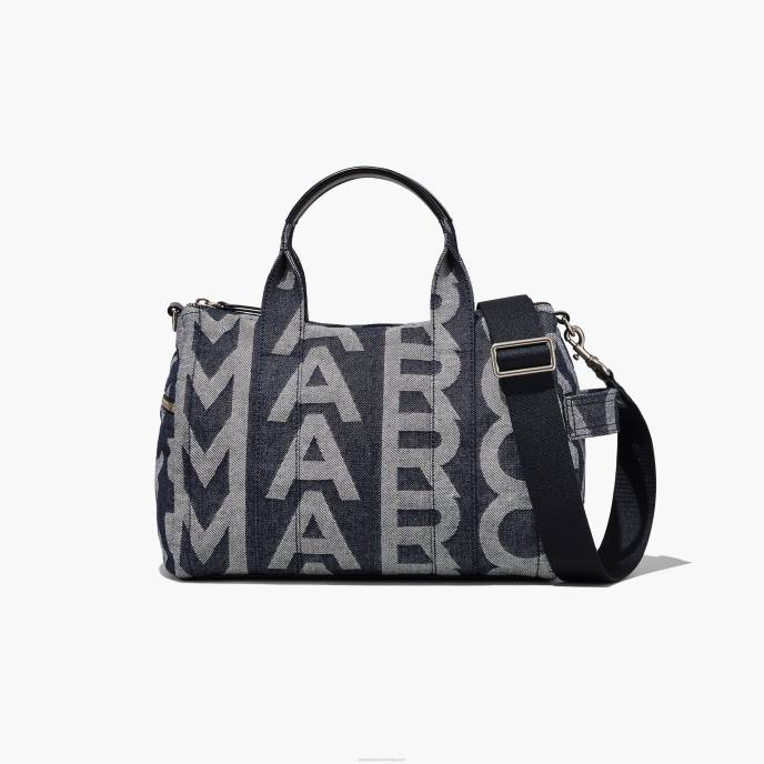 Marc Jacobs bolsa duffle jeans média com monograma 8RF6510