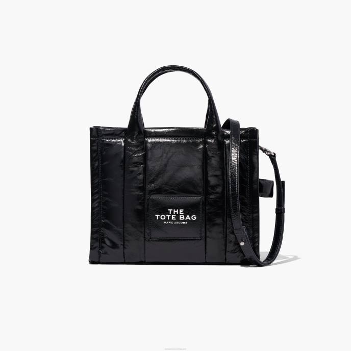 Marc Jacobs a bolsa tote média crinkle brilhante 8RF6111
