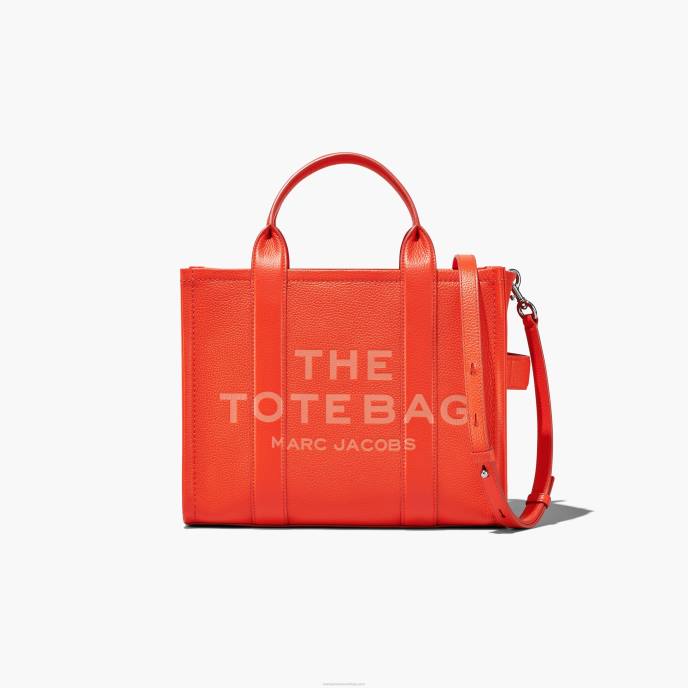 Marc Jacobs a bolsa tote média de couro 8RF61
