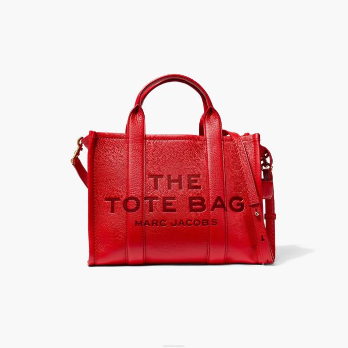 Marc Jacobs a bolsa tote média de couro 8RF621