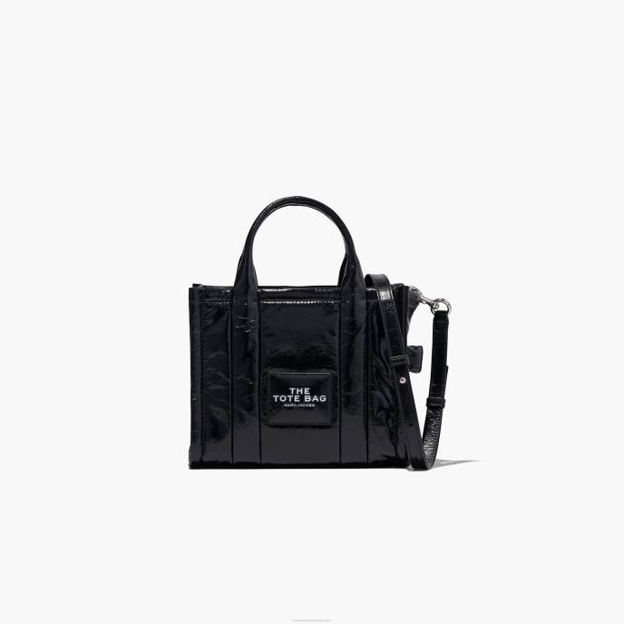 Marc Jacobs a mini bolsa enrugada brilhante 8RF6113