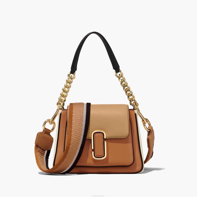 Marc Jacobs a mini mochila com corrente colorblock 8RF6222