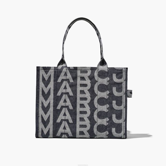 Marc Jacobs bolsa grande monograma jeans 8RF690