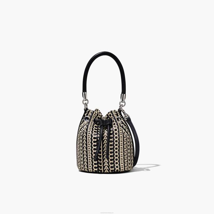 Marc Jacobs a bolsa micro balde de couro monograma 8RF6140
