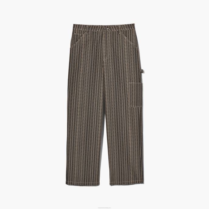 Marc Jacobs as calças dos pintores de monograma 8RF6502