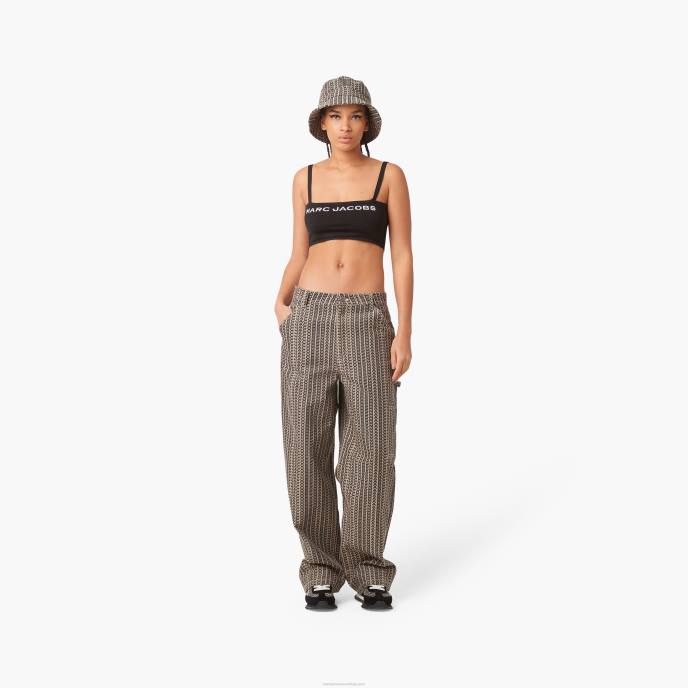 Marc Jacobs as calças dos pintores de monograma 8RF6502