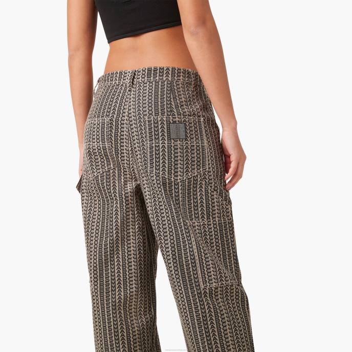 Marc Jacobs as calças dos pintores de monograma 8RF6502