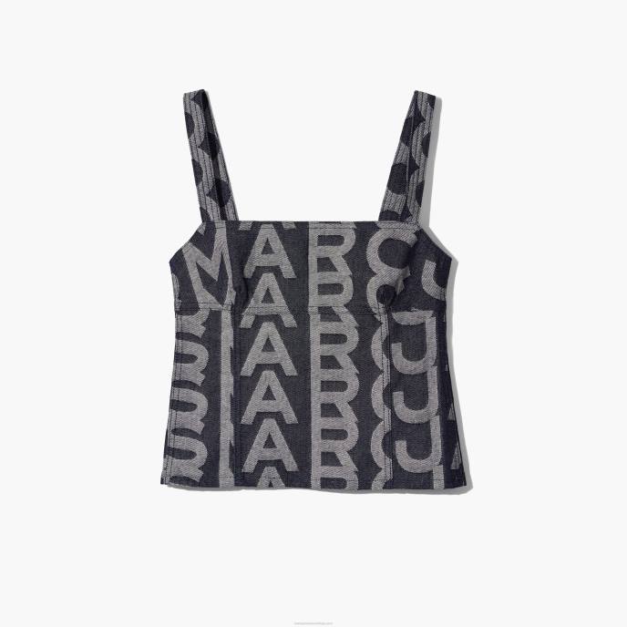 Marc Jacobs o top bustier denim monogram 8RF6508