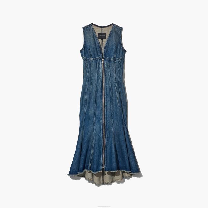 Marc Jacobs o vestido jeans onda 8RF6522
